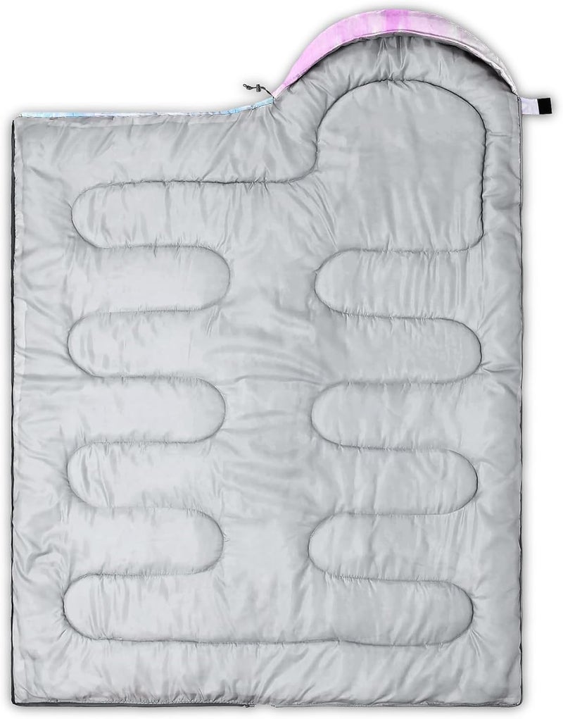 HOSIMA Dear Hunting Pattern Cold Weather Sleeping Bags for Kids Adults,Black Light Weight Waterproof Sleeping Bags for Outdoors Hiking. - Image 2